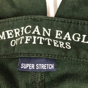 American Eagle dark green jeggings
